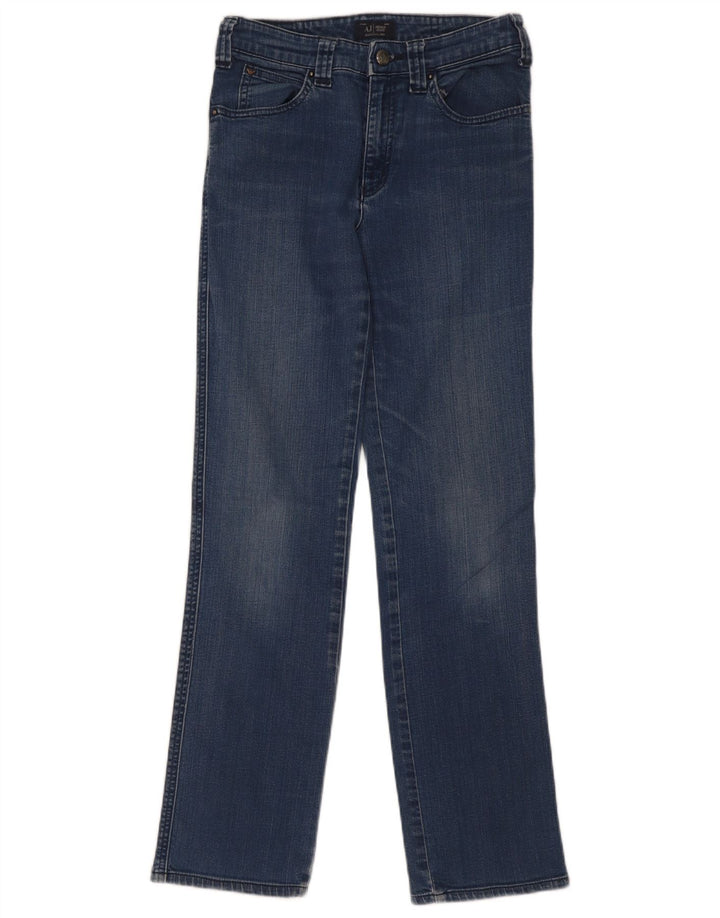 Armani Womens Straight Jeans W27 L27 Blue