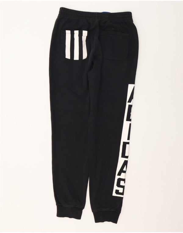 Adidas Mens Graphic Tracksuit Trousers Joggers Medium  Black Colourblock