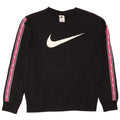 Nike Womens Graphic Sweatshirt Jumper UK 10 Small Black Colourblock