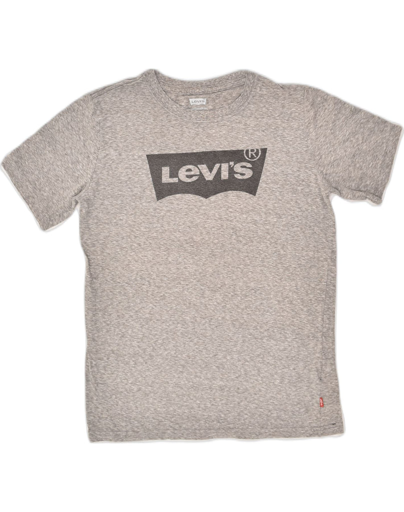 LEVI'S Boys Graphic T-Shirt Top 13-14 Years XL Grey Cotton | Vintage Levi's | Thrift | Second-Hand Levi's | Used Clothing | Messina Hembry 