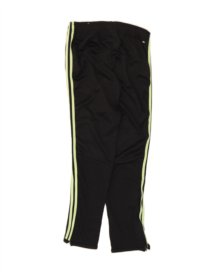 ADIDAS Boys Climalite Tracksuit Trousers 13-14 Years  Black Polyester Vintage Adidas and Second-Hand Adidas from Messina Hembry 