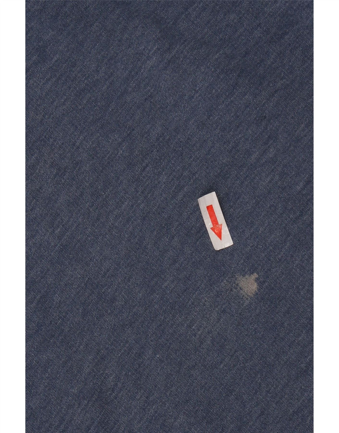 WEIRD FISH Mens Graphic Button Neck Sweatshirt Jumper Small Navy Blue