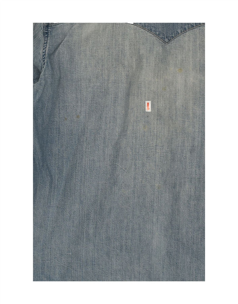 LEVI'S Mens Standard Fit Denim Shirt XL Blue Cotton | Vintage Levi's | Thrift | Second-Hand Levi's | Used Clothing | Messina Hembry 