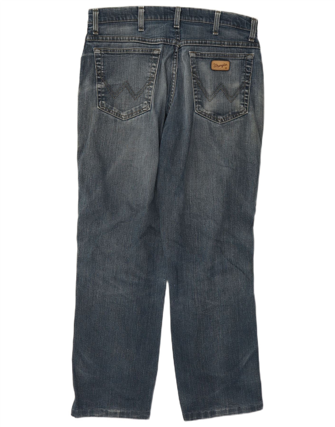 Wrangler Mens Texas Stretch Straight Jeans W33 L30 Blue Cotton