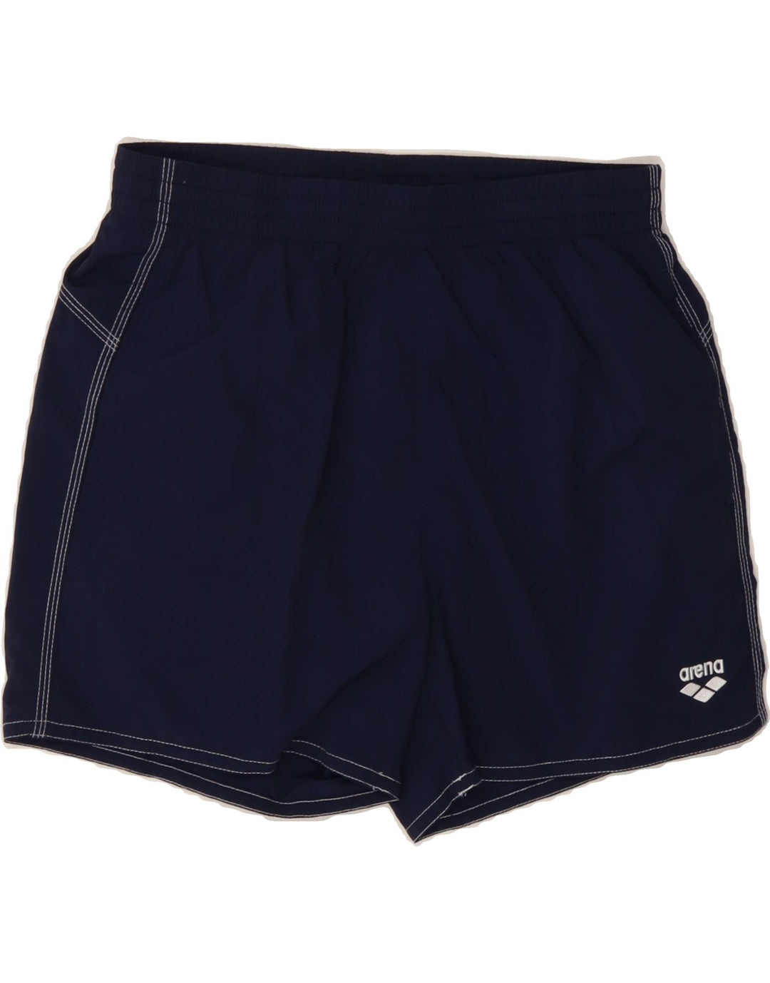 ARENA Mens Sport Shorts Medium  Navy Blue Polyester Vintage Arena and Second-Hand Arena from Messina Hembry 