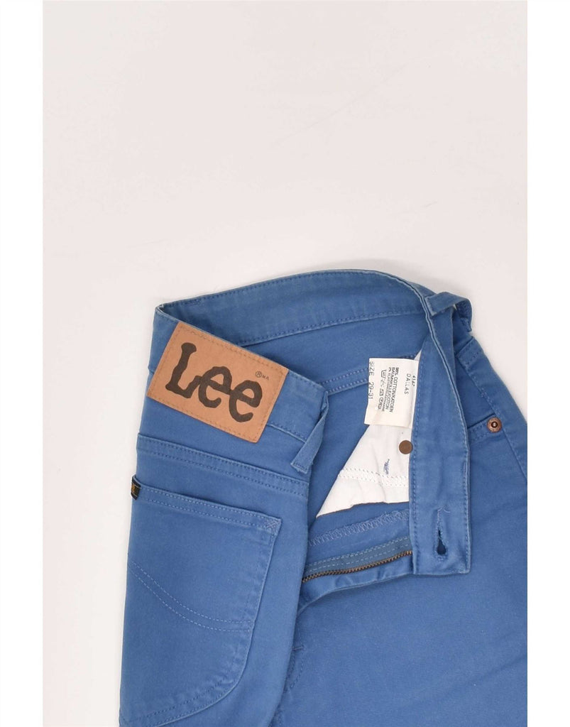 LEE Womens Straight Casual Trousers W29 L31 Blue Cotton Vintage Lee and Second-Hand Lee from Messina Hembry 