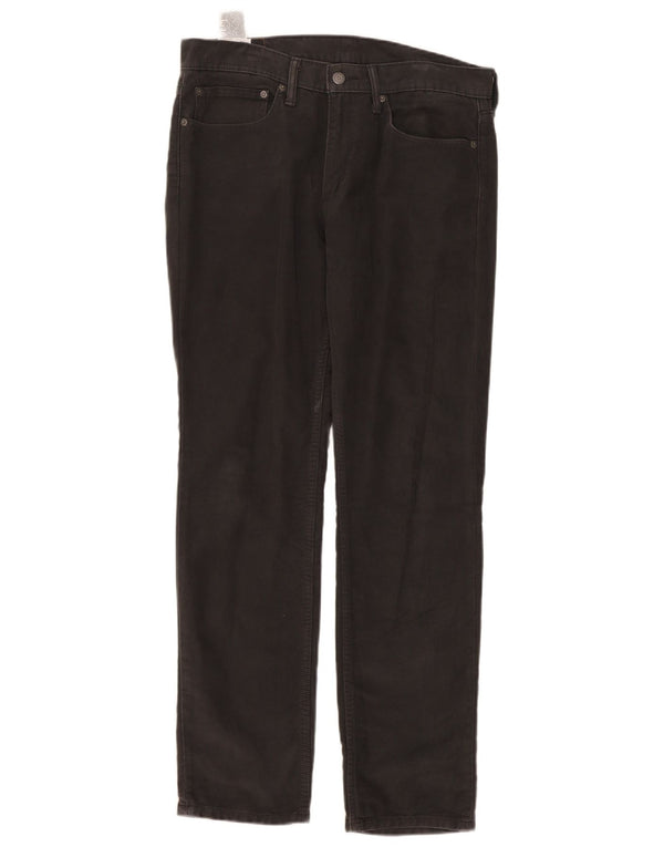 Levi's Mens 511 Slim Jeans W34 L32 Grey Cotton