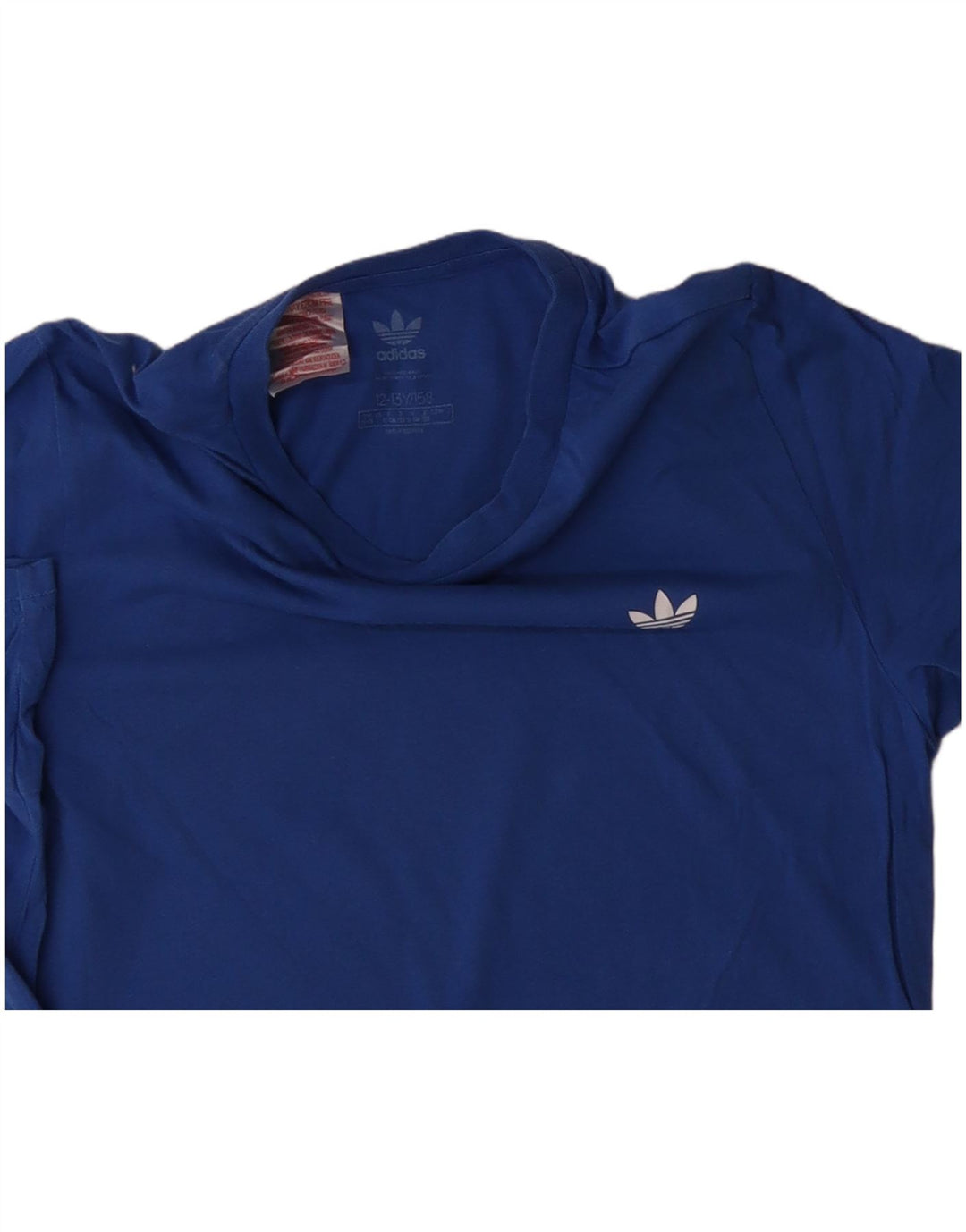 ADIDAS Boys T-Shirt Top 12-13 Years Blue Cotton