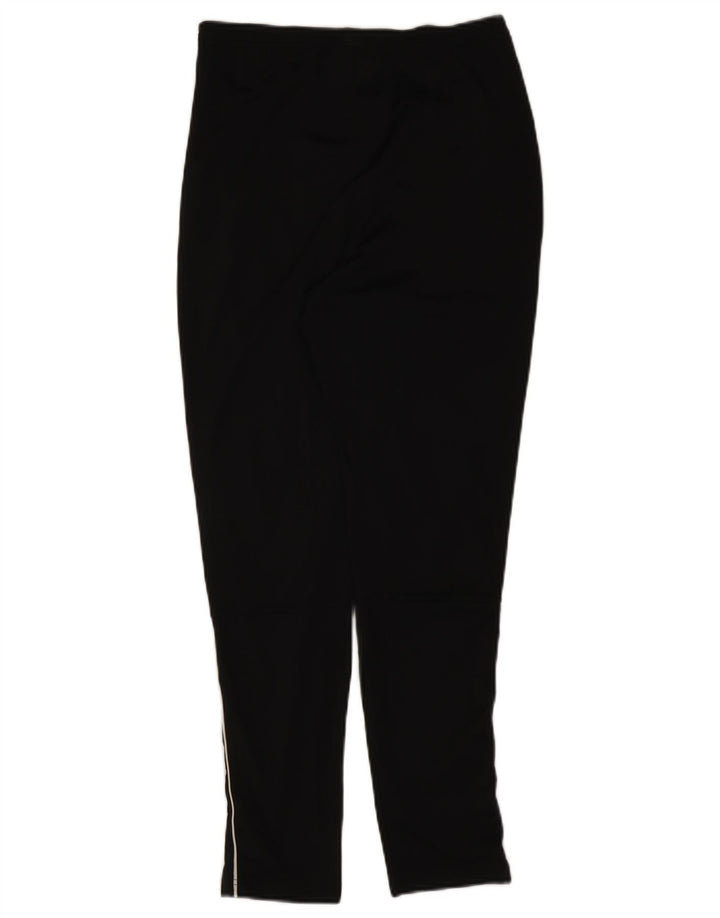 Nike Womens Dri Fit Tracksuit Trousers UK 12 Medium Black Polyester