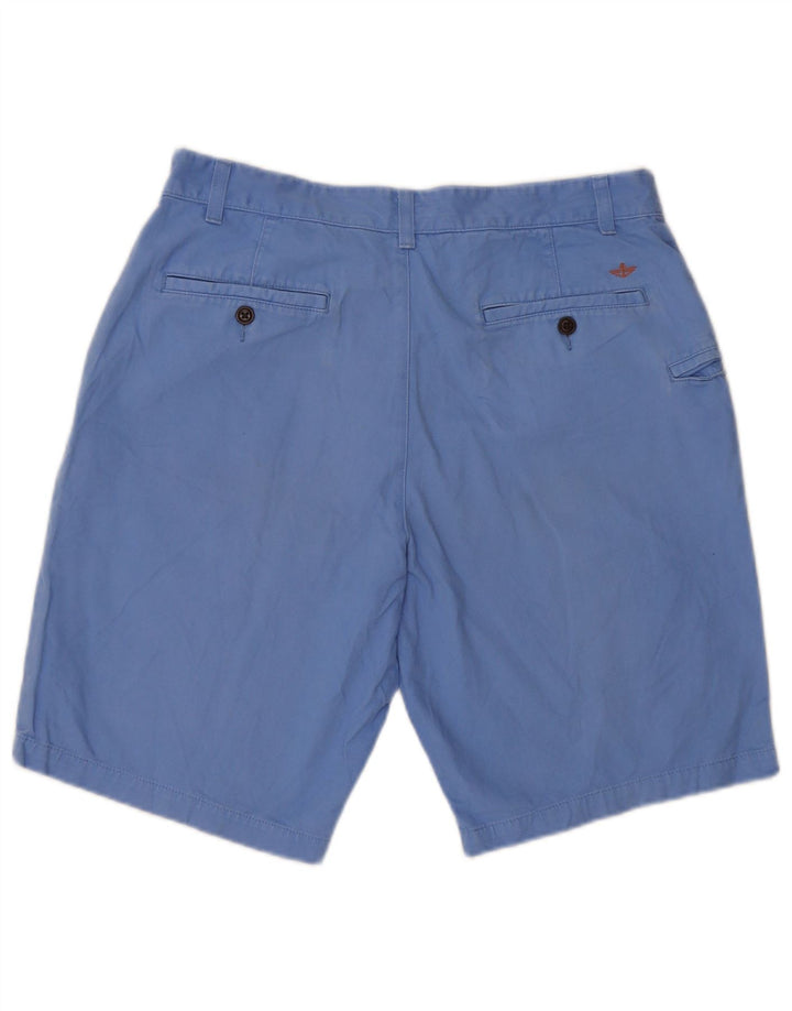 Dockers Mens Cargo Shorts W34 Large Blue Cotton