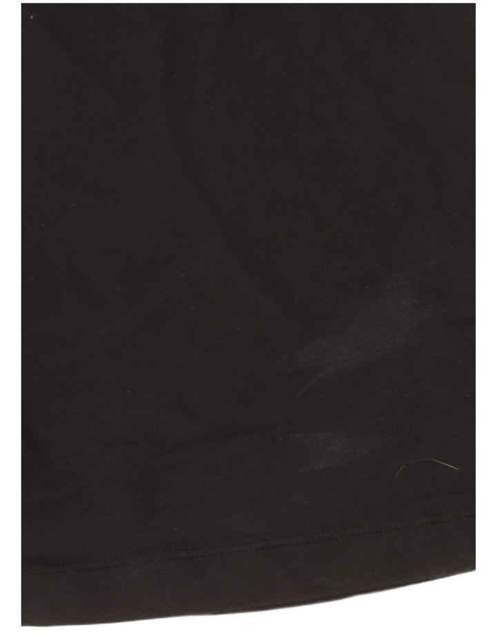 Nike Mens Dri Fit T-Shirt Top Medium Black Cotton