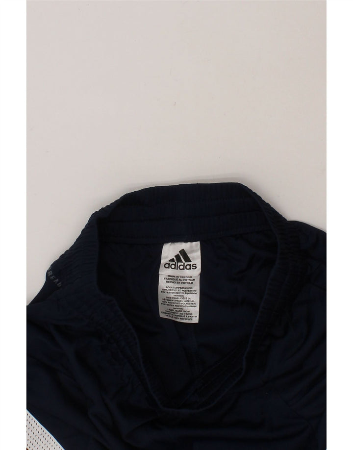 ADIDAS Boys Aeroready Sport Shorts 7-8 Years Small  Navy Blue Polyester Vintage Adidas and Second-Hand Adidas from Messina Hembry 