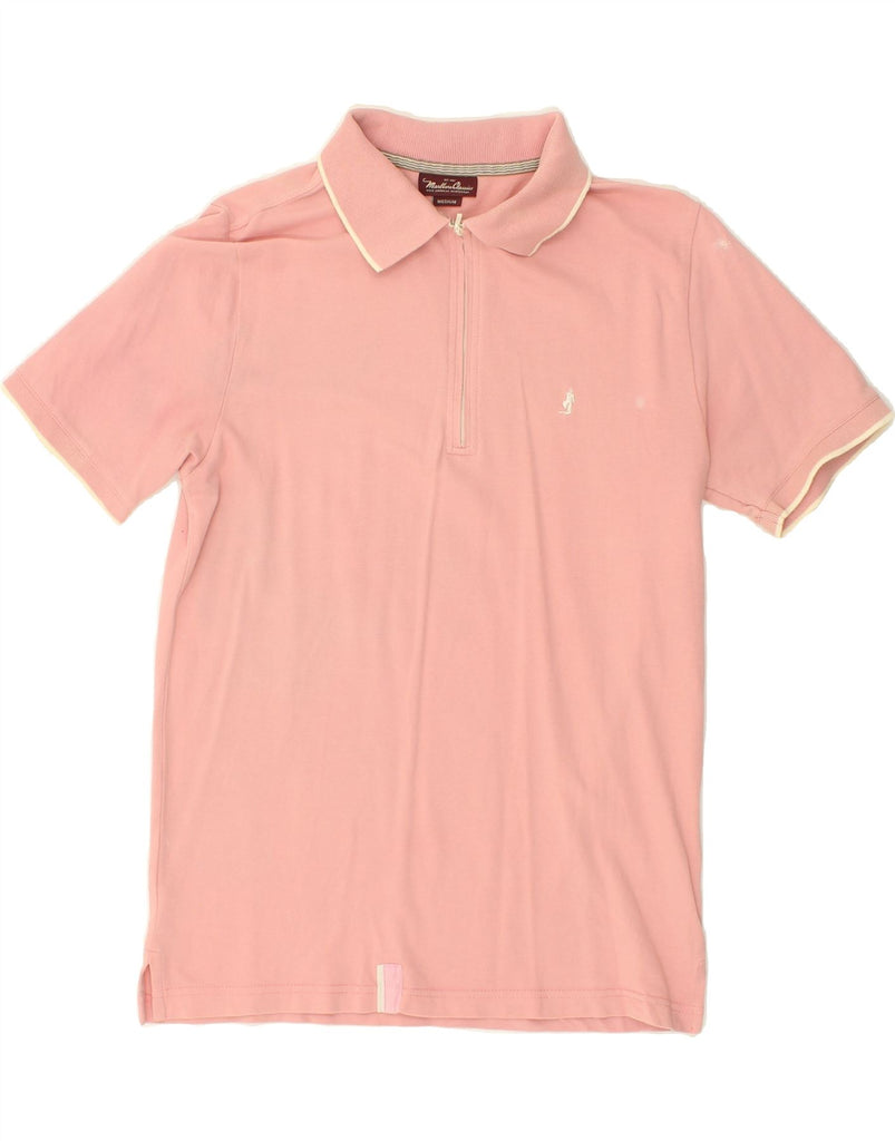 MARLBORO CLASSICS Mens Polo Shirt Medium Pink Cotton Vintage Marlboro Classics and Second-Hand Marlboro Classics from Messina Hembry 