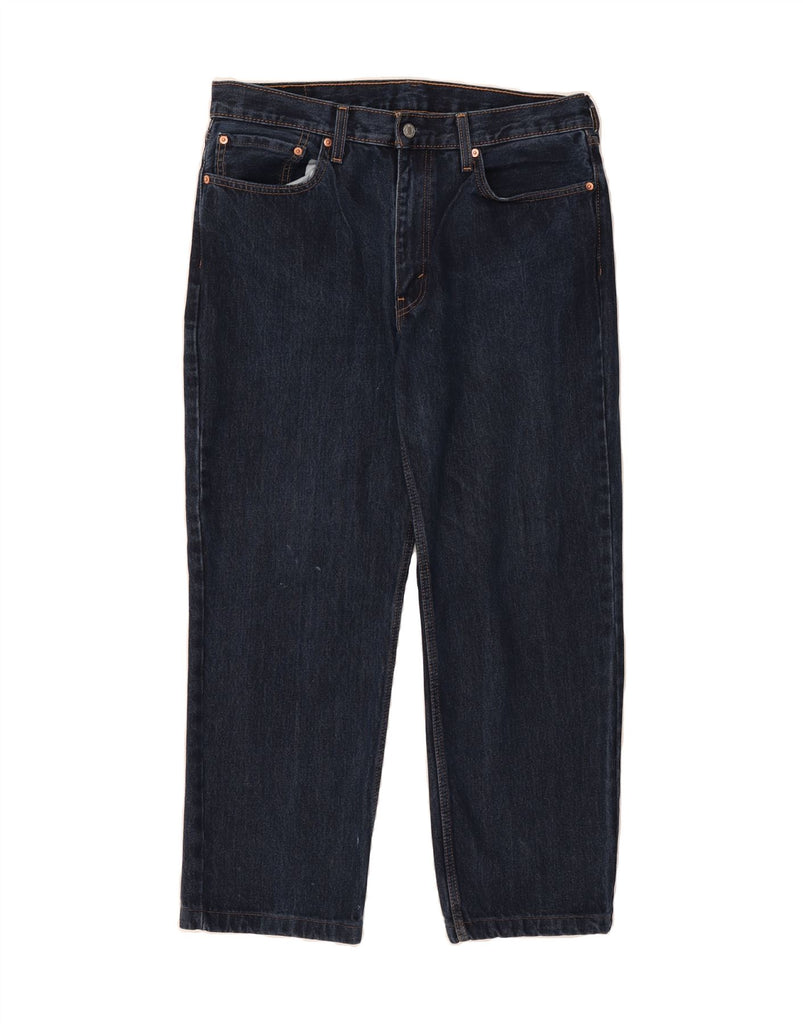 LEVI'S Mens 550 Straight Jeans W36 L27 Navy Blue Cotton Vintage Levi's and Second-Hand Levi's from Messina Hembry 