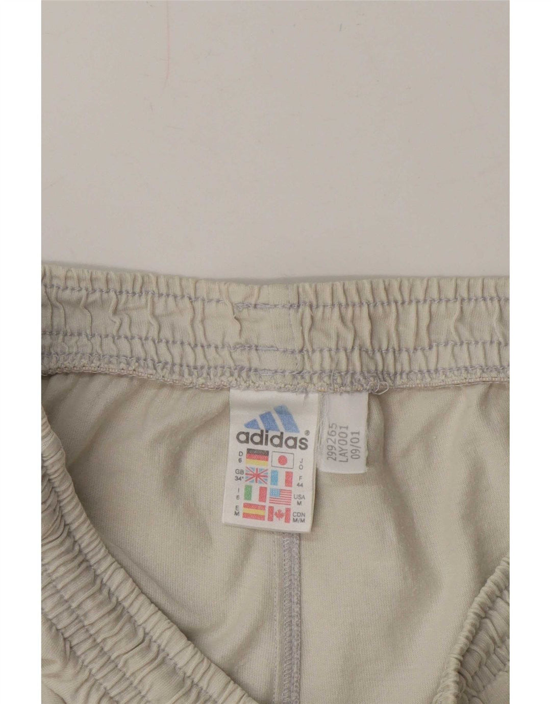 Adidas Mens Sport Shorts Medium Beige Cotton