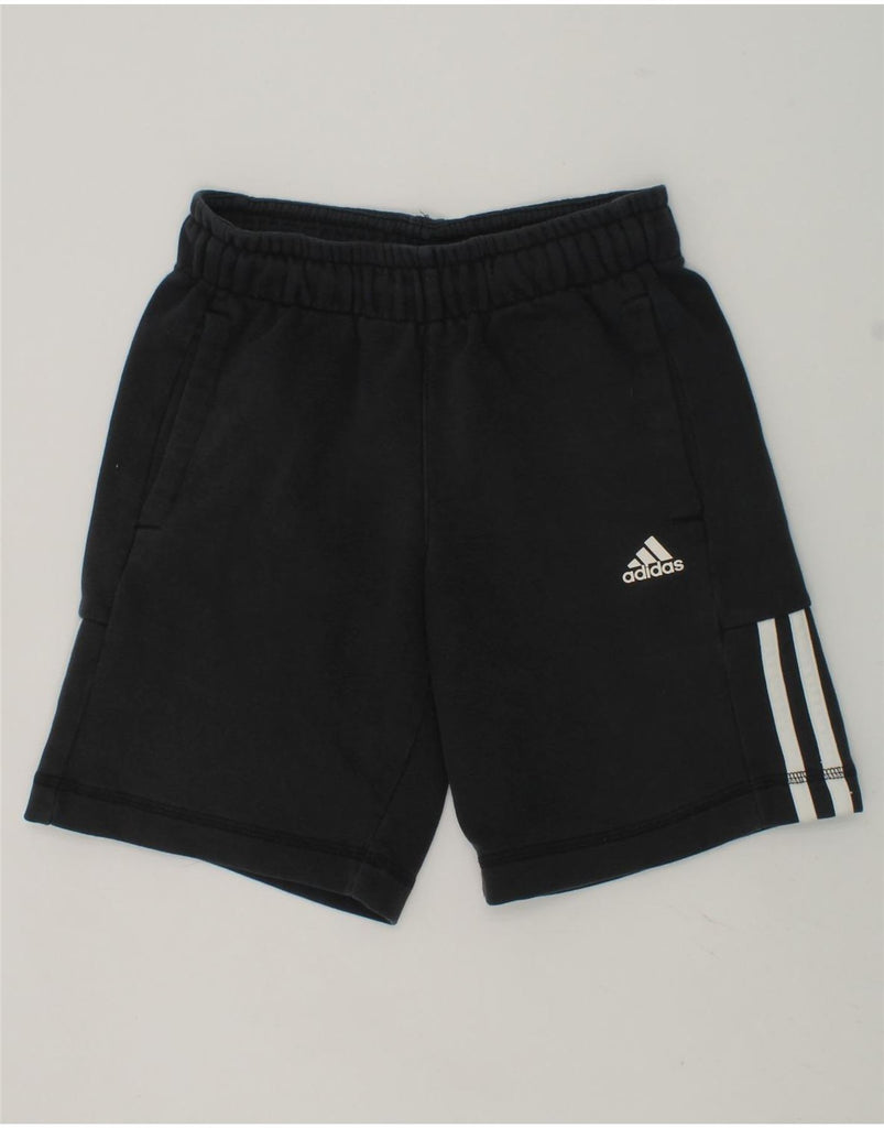 ADIDAS Boys Climalite Sport Shorts 9-10 Years Grey Cotton | Vintage Adidas | Thrift | Second-Hand Adidas | Used Clothing | Messina Hembry 