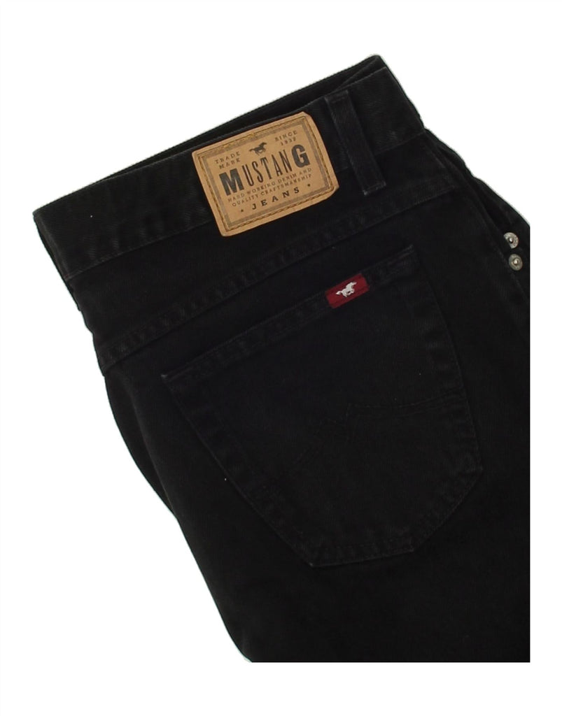 MUSTANG Mens Tapered Jeans W38 L30 Black Cotton Vintage Mustang and Second-Hand Mustang from Messina Hembry 