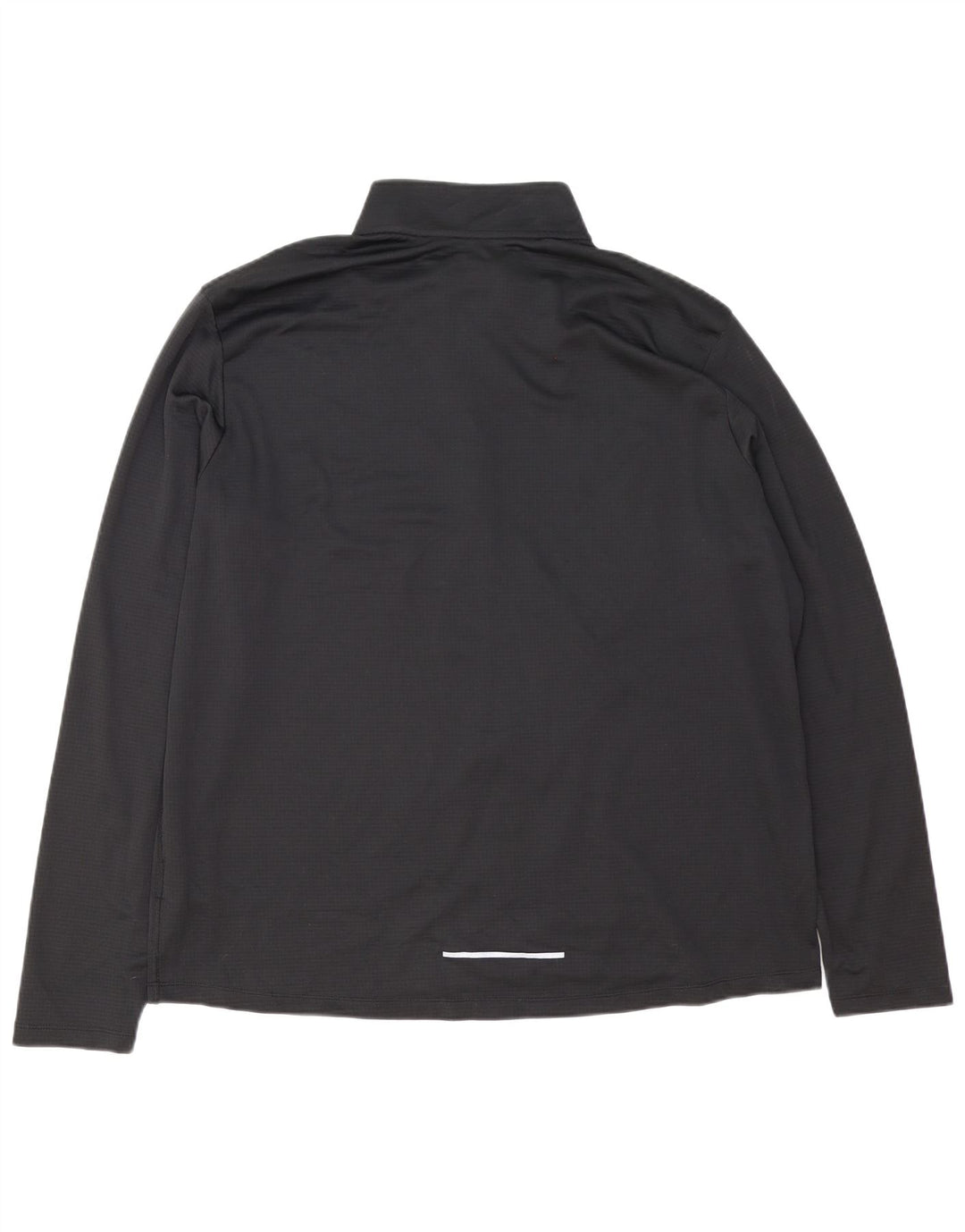 Nike Mens Dri Fit Zip Neck Pullover Tracksuit Top 2XL Black Polyester