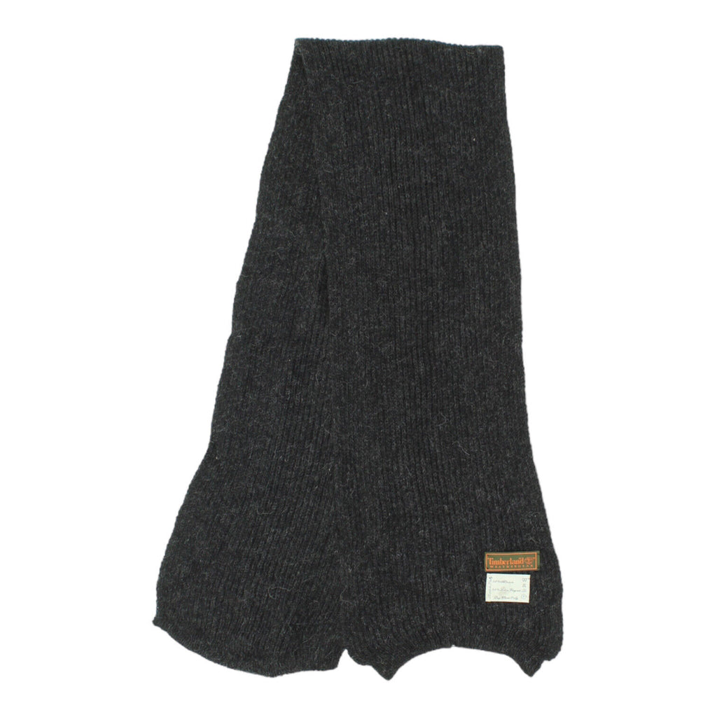 Timberland Weathergear Mens Womens Dark Grey Alpaca Wool Knit Scarf | Vintage | Vintage Messina Hembry | Thrift | Second-Hand Messina Hembry | Used Clothing | Messina Hembry 