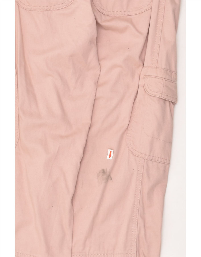 EDDIE BAUER Womens Slim Cargo Trousers US 4 Small W32 L30 Pink Cotton | Vintage Eddie Bauer | Thrift | Second-Hand Eddie Bauer | Used Clothing | Messina Hembry 