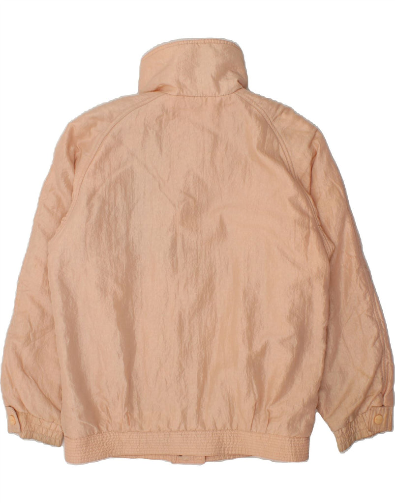 ELLESSE Womens Oversized Bomber Jacket IT 44 Medium Pink Nylon Vintage Ellesse and Second-Hand Ellesse from Messina Hembry 