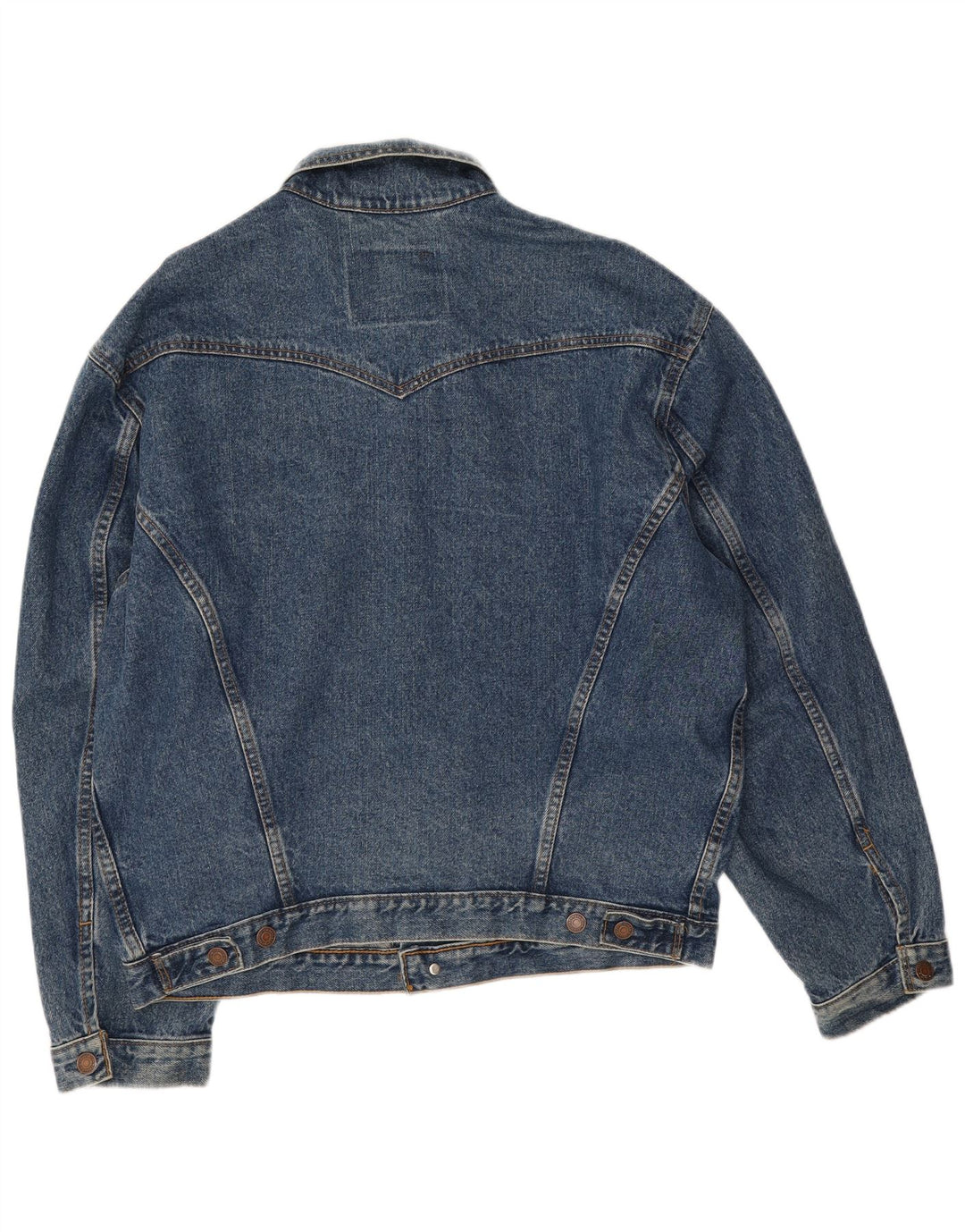 Levi's Mens Denim Jacket UK 38 Medium Blue Cotton