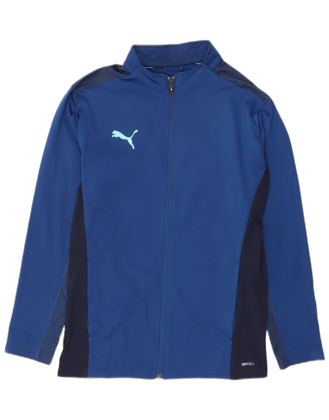 Puma Mens Tracksuit Top Jacket Medium Blue Colourblock