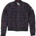 SUPERDRY Womens Padded Jacket UK 10 Small Navy Blue Polyester
