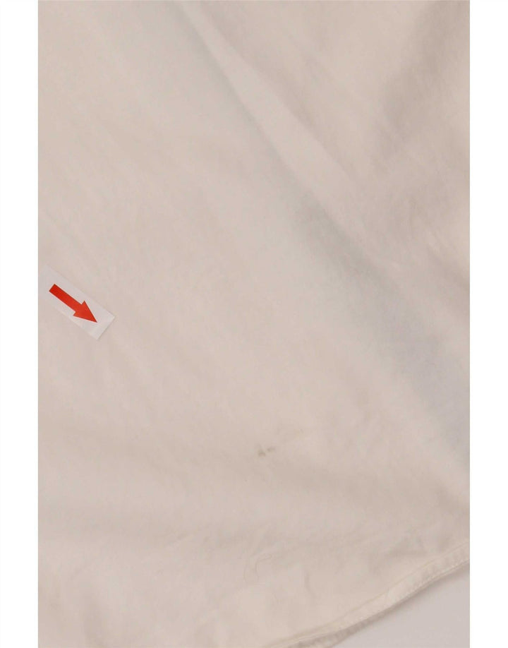Ted Baker Mens Shirt Size 5 XL White Cotton