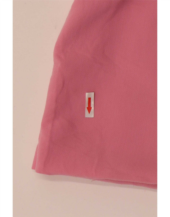 Zara Womens High Waist Casual Shorts Medium W28 Pink Polyester