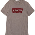 LEVI'S Mens Graphic T-Shirt Top Small Grey Vintage Levi's and Second-Hand Levi's from Messina Hembry 