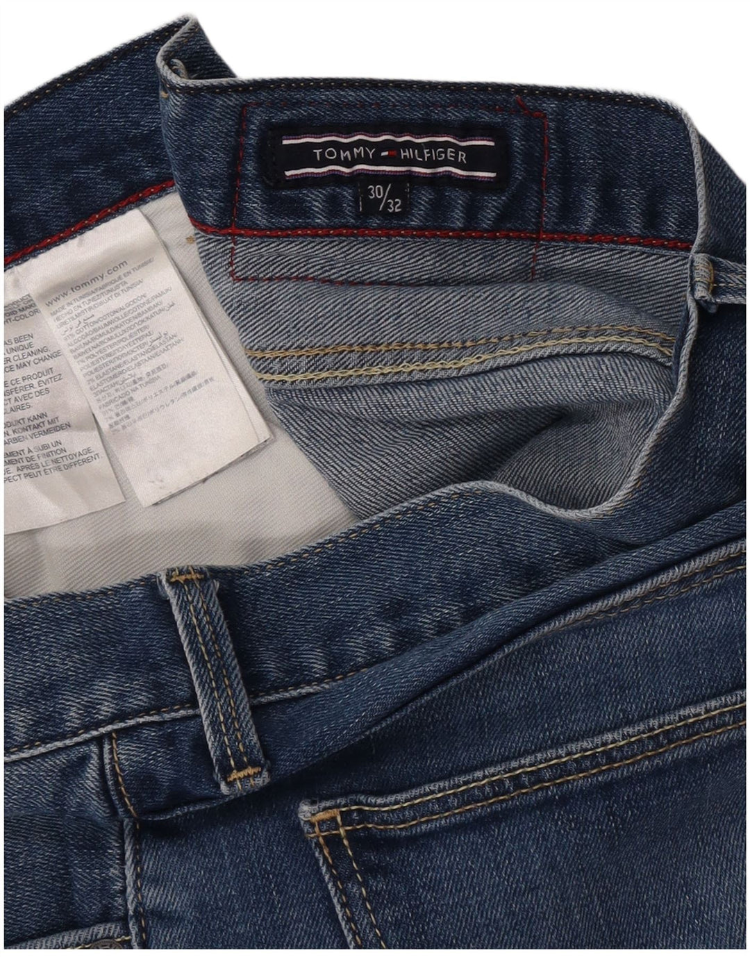 Tommy Hilfiger Womens Cropped Jeans W30 L26 Blue Cotton