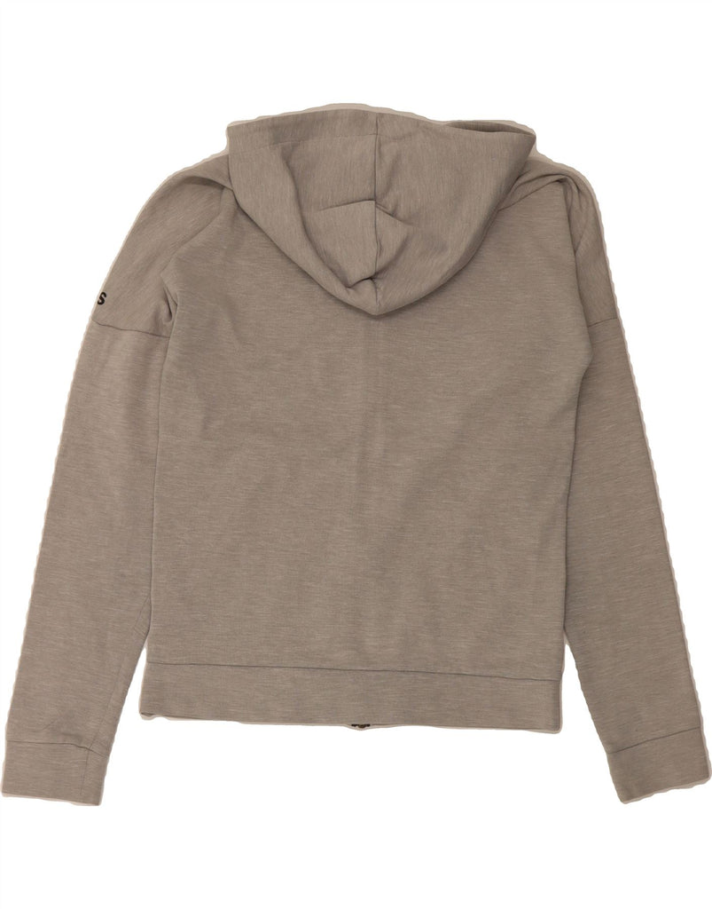 ADIDAS Mens Zip Hoodie Sweater Small Grey Cotton Vintage Adidas and Second-Hand Adidas from Messina Hembry 