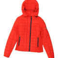 SUPERDRY Womens Hooded Padded Jacket UK 14 Medium Red Nylon Vintage Superdry and Second-Hand Superdry from Messina Hembry 