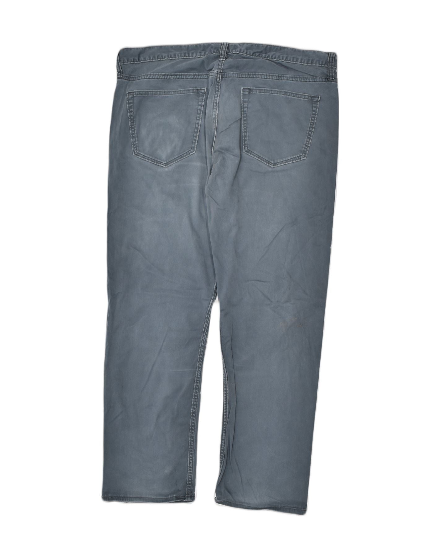 BANANA REPUBLIC Mens Slim Fit Casual Trousers W38 L30 Blue Cotton, Vintage  & Second-Hand Clothing Online