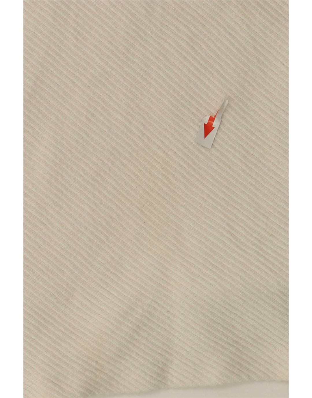 Zara Mens Top Long Sleeve Small White Cotton