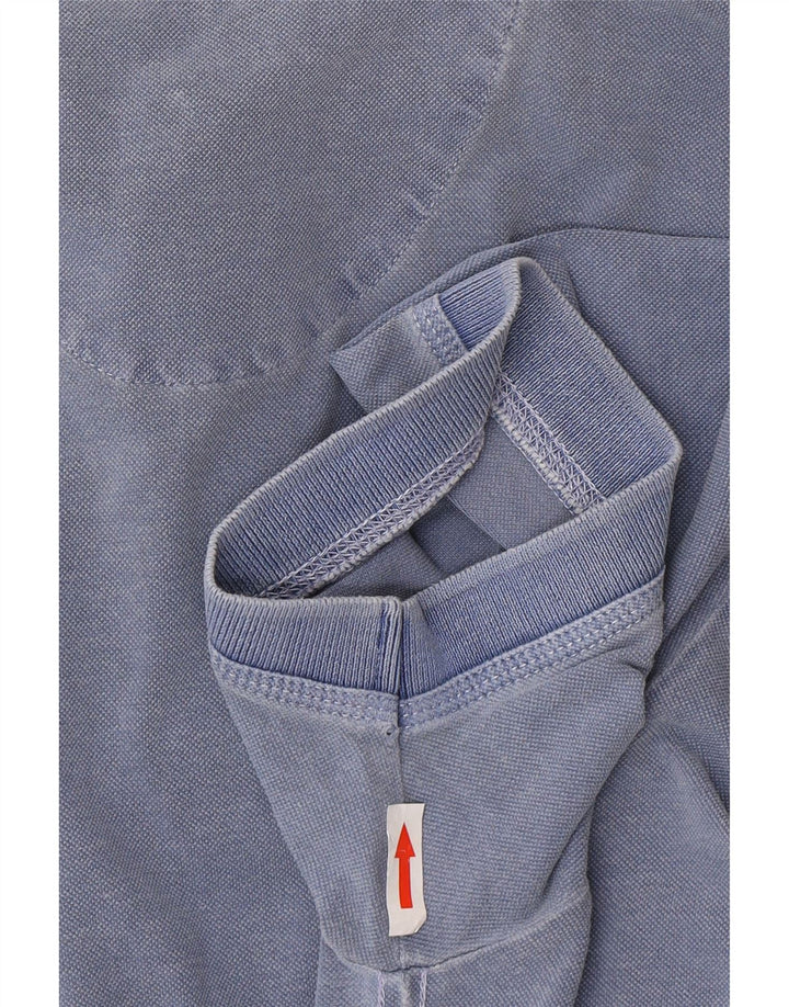 Aeronautica Militare Mens Graphic Polo Shirt Large Blue