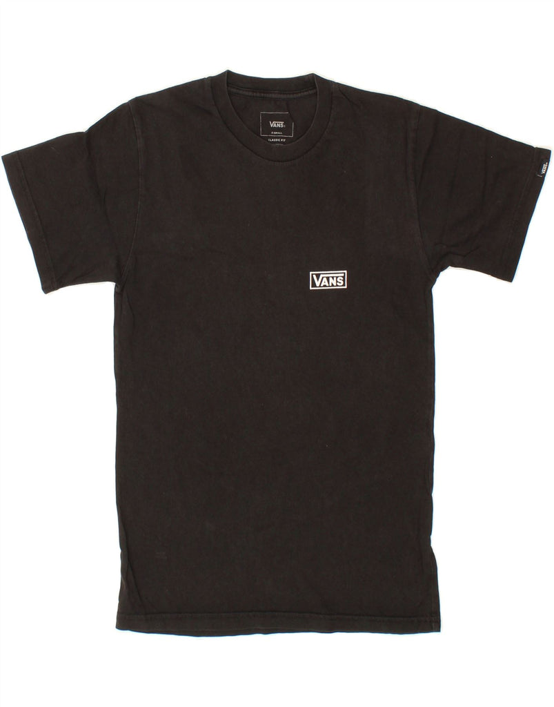 VANS Mens Classic Fit Graphic T-Shirt Top XS Black Vintage Vans and Second-Hand Vans from Messina Hembry 