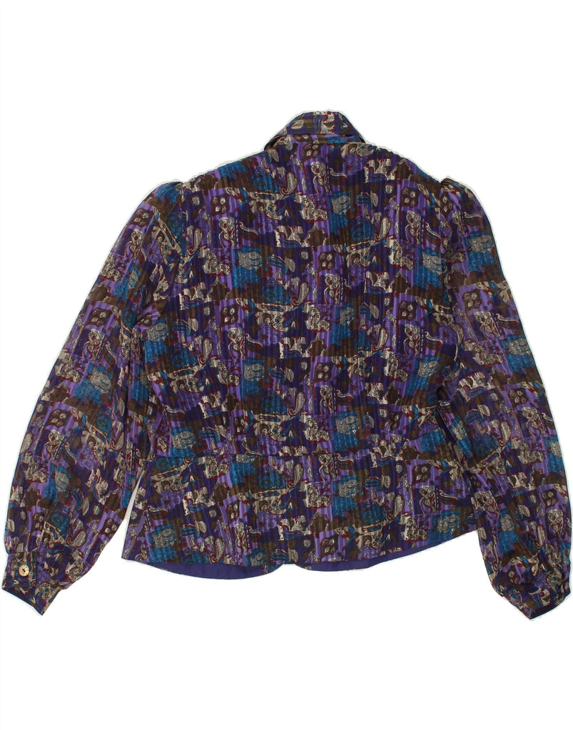 MARKWALD Womens Abstract Pattern Shirt Blouse IT 42 Medium Multicoloured Vintage MARKWALD and Second-Hand MARKWALD from Messina Hembry 