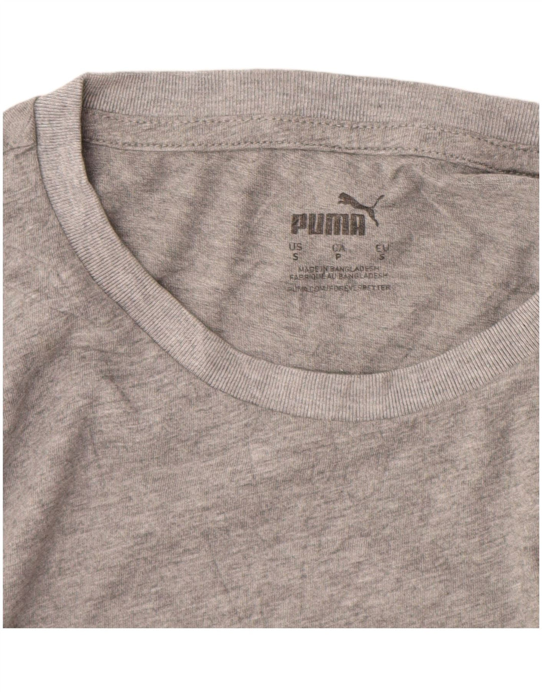 PUMA Mens Graphic T-Shirt Top Small Grey