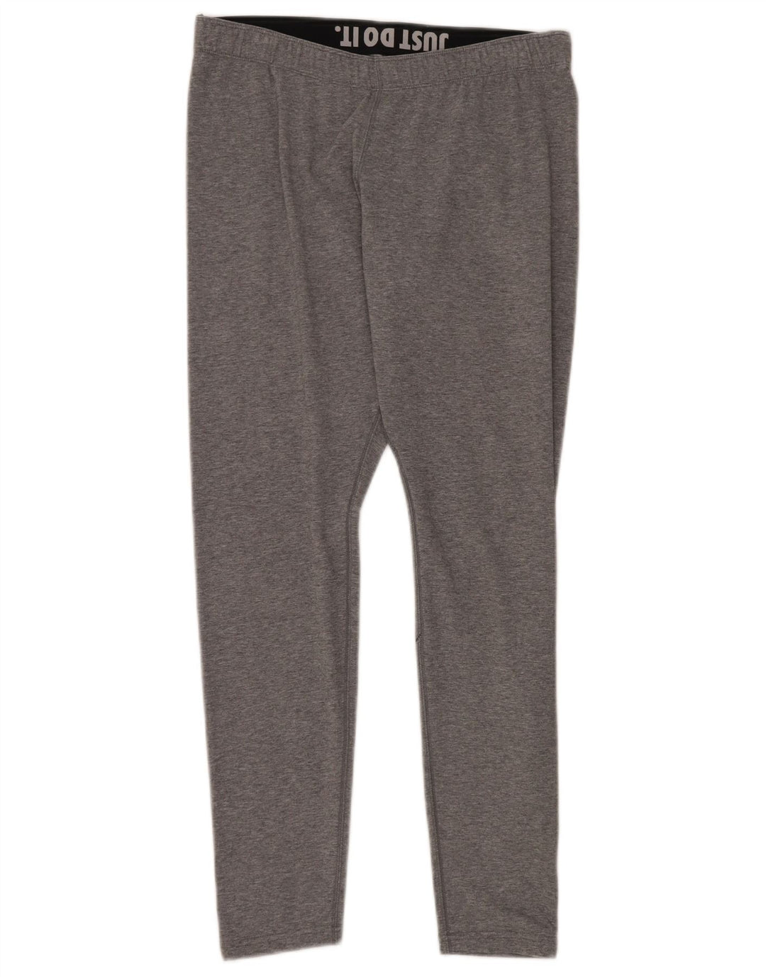 Nike Womens Graphic Leggings UK 14 Large Grey Flecked