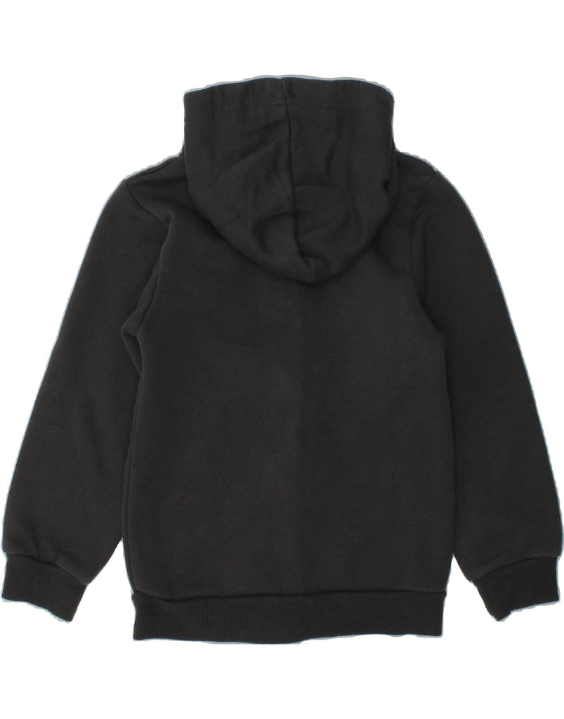 MCKENZIE Girls Zip Hoodie Sweater 7-8 Years Black Polyester | Vintage Mckenzie | Thrift | Second-Hand Mckenzie | Used Clothing | Messina Hembry 