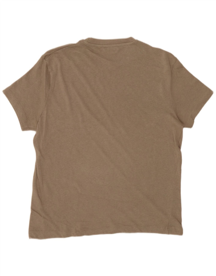 Zara Mens T-Shirt Top Medium Grey