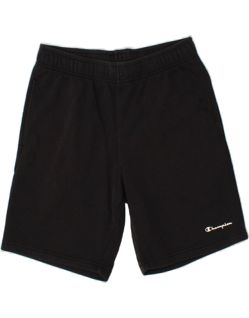 CHAMPION Mens Sport Shorts Medium Black | Vintage Champion | Thrift | Second-Hand Champion | Used Clothing | Messina Hembry 