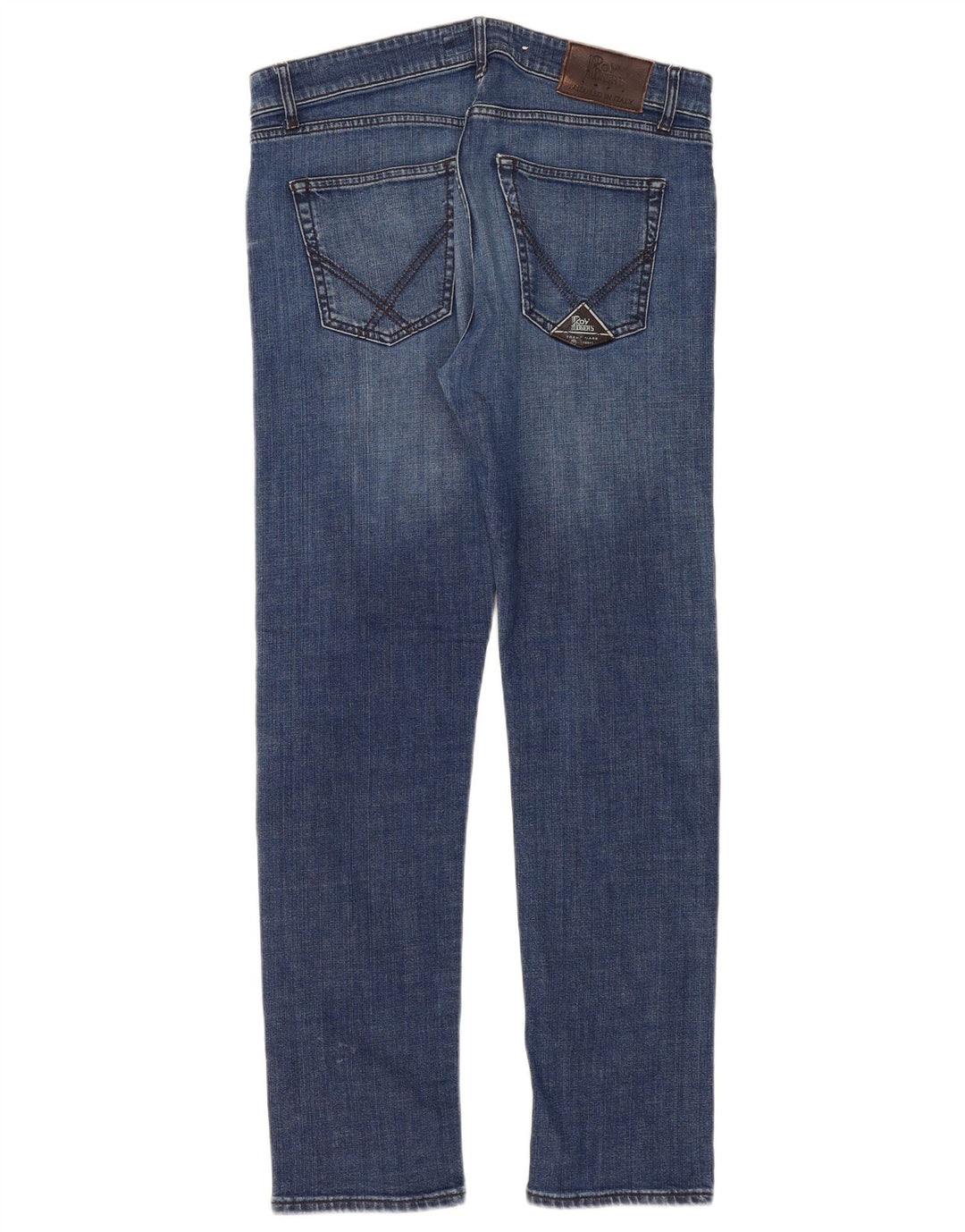 Roy Rogers Womens Slim Jeans W36 L32 Blue Cotton