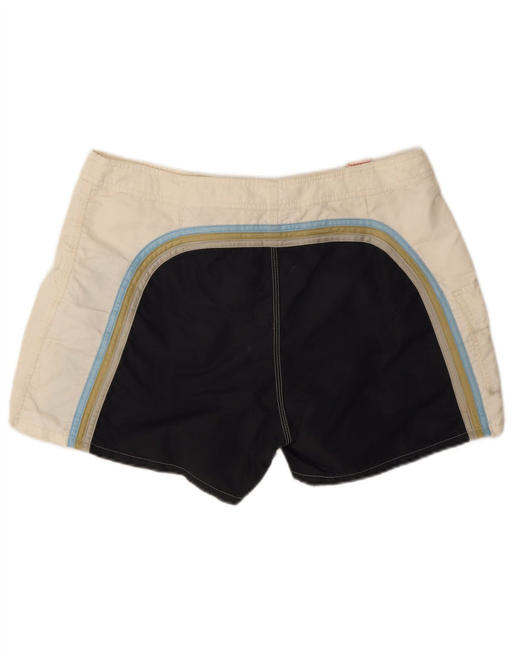 Sundek Mens Swimming Shorts Large White Colourblock Nylon