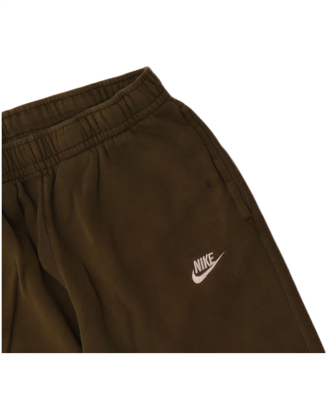 NIKE Mens Tracksuit Trousers Joggers Small  Khaki Cotton