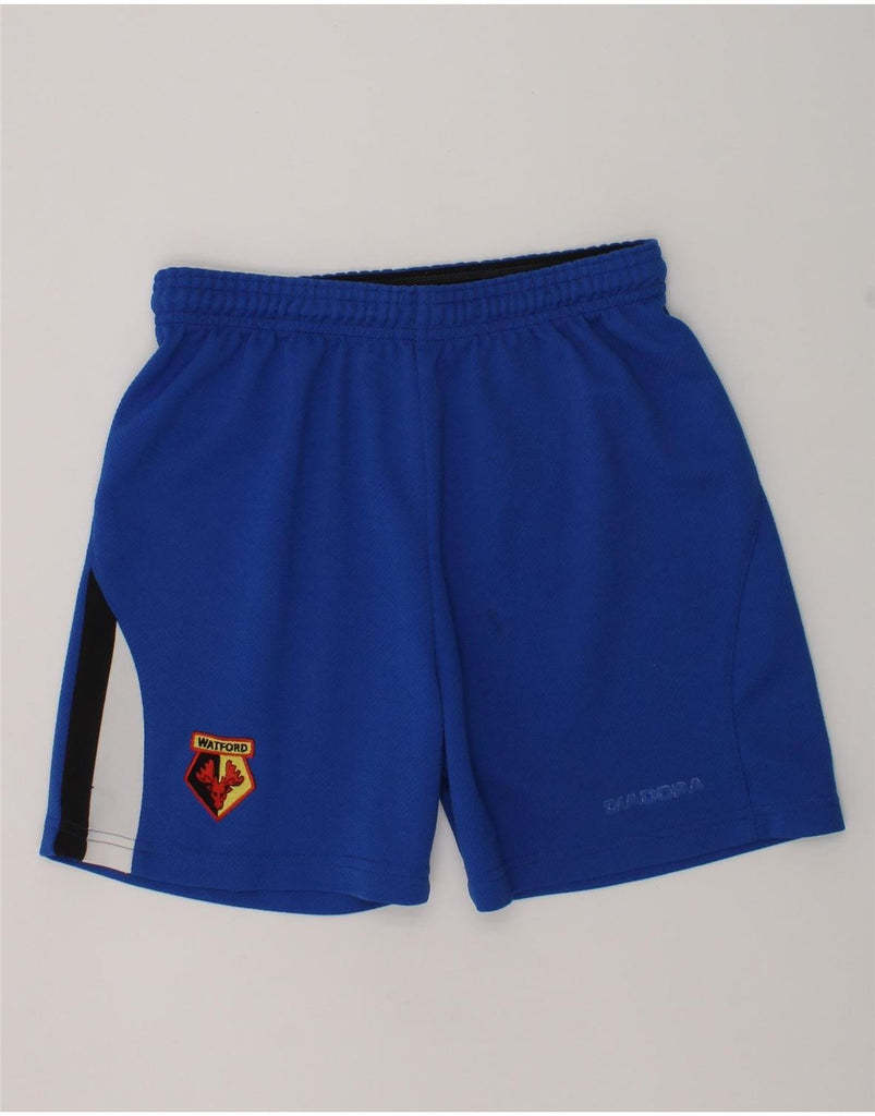 DIADORA Boys Sport Shorts 7-8 Years Blue Polyester | Vintage Diadora | Thrift | Second-Hand Diadora | Used Clothing | Messina Hembry 