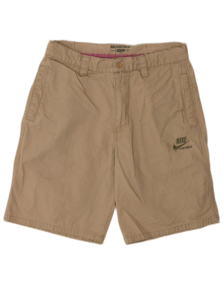 Nike Mens Chino Shorts Small W29 Beige Cotton