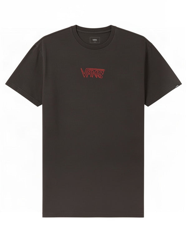 Vans Mens Graphic T-Shirt Top Large Black Cotton